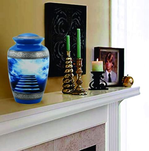 Cremation Urns for Human Ashes Adult for Funeral, Burial | Cremation Urns for Human Ashes Adult 200 Cubic Inches- Stairs to Heaven in Saudi Arabia