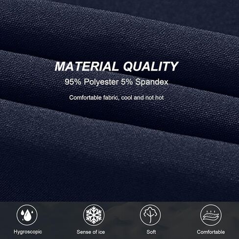 Men's Ice Silk Elastic Shorts,Men's Quick Drying Shorts,Zipper Pocket Workout Running Shorts,Summer Loose Casual Shorts in Saudi Arabia