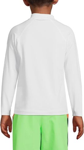 Lands' End Boys UPF 50 Long Sleeve Swim Shirt Rash Guard in Saudi Arabia