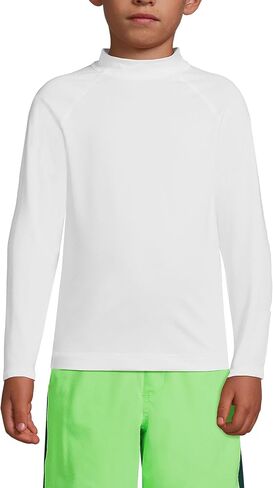 Lands' End Boys UPF 50 Long Sleeve Swim Shirt Rash Guard in Saudi Arabia
