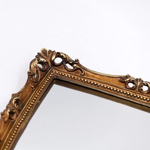 مرآة حائط مربعة عتيقة مرآة ذهبية (ذهبي عتيق، 11 × 9.4 بوصة) in Kuwait