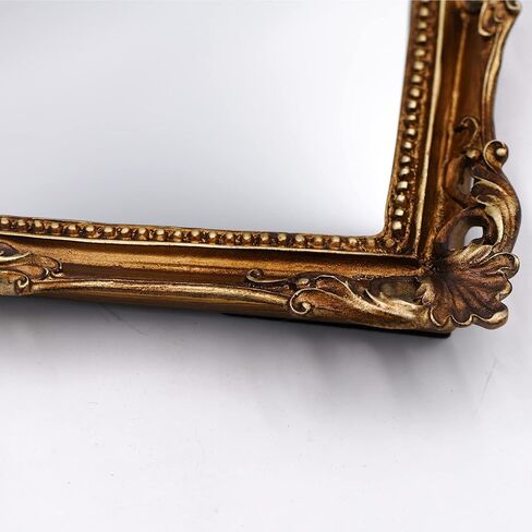 مرآة حائط مربعة عتيقة مرآة ذهبية (ذهبي عتيق، 11 × 9.4 بوصة) in Kuwait