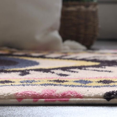 HAOCOO Spirit Eye Bath Rug Runner 2’x5’ Large Non-Slip VintageThrow Rugs Super Soft Velvet Creative Tribal Floor Carpet for Bedroom Living Room Nursery Decor in Saudi Arabia
