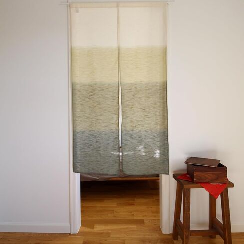 SunnyDayFabric Doorway Curtain (W33.5'xH59') GENSOU Tapestry noren Room Divider (Blue) in Saudi Arabia