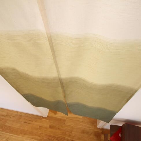 SunnyDayFabric Doorway Curtain (W33.5'xH59') GENSOU Tapestry noren Room Divider (Blue) in Saudi Arabia