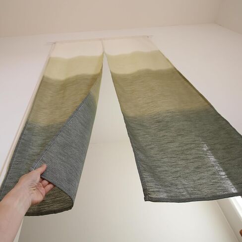 SunnyDayFabric Doorway Curtain (W33.5'xH59') GENSOU Tapestry noren Room Divider (Blue) in Saudi Arabia