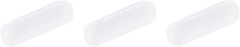 MECCANIXITY Magnetic Stirrer Mixer Stir Bar Rod 12mm(0.47") x3mm Cylinder Shape PTFE Coating Magnet White for Laboratory 3Pcs in Kuwait