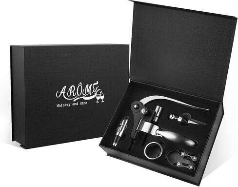 Chess Board and cork screw wine bottle opener set by AROME in Saudi Arabia