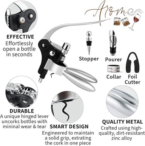 Chess Board and cork screw wine bottle opener set by AROME in Saudi Arabia