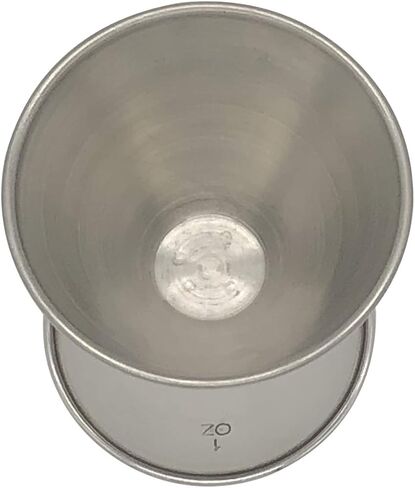 هدسون اند لين الفولاذ المقاوم للصدأ كوكتيل برواري قياس مزدوج الوالج 1 أوقية × 1.5 أوقية in Saudi Arabia