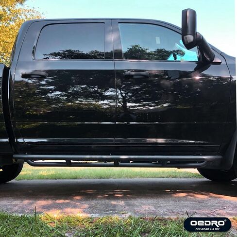 لوحات تشغيل OEDRO مقاس 6 بوصات متوافقة مع 2019-2024 Dodge Ram 1500 New Body Quad Cab، وخطوات جانبية للشاحنة، وألواح قابلة للطلاء، وشريط Nerf محكم in Saudi Arabia