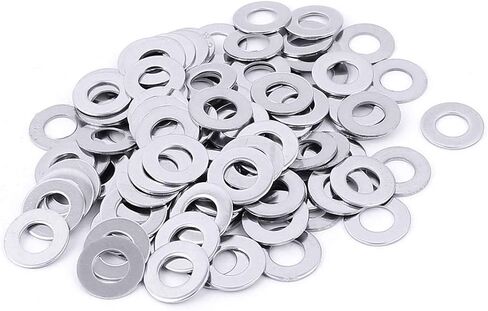 M4 Stainless Flat Finish Washer 0.35" OD (100pcs), 18-8 (304) Stainless Steel (M4) in Saudi Arabia