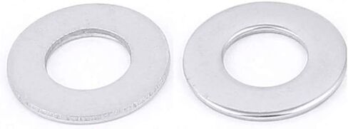 M4 Stainless Flat Finish Washer 0.35" OD (100pcs), 18-8 (304) Stainless Steel (M4) in Saudi Arabia