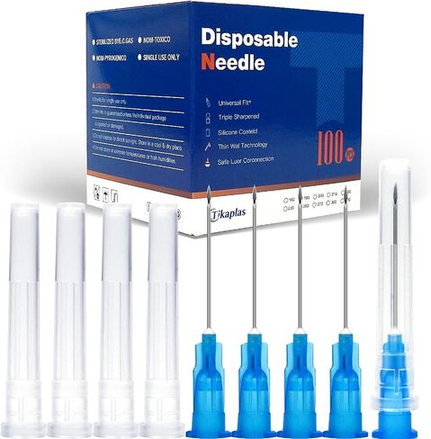 27 Gauge 1/2 inch Luer Lock Dispensing Accessorie, Individual Packaged, Pack of 100 in Saudi Arabia