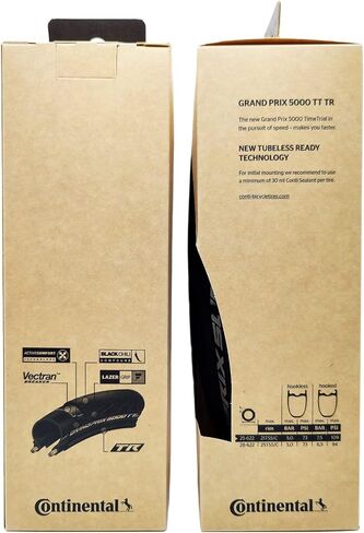 Continental Grand Prix 5000 TT TR Timetrial Tubeless Ready - Black - Set of 2 Tires in Saudi Arabia