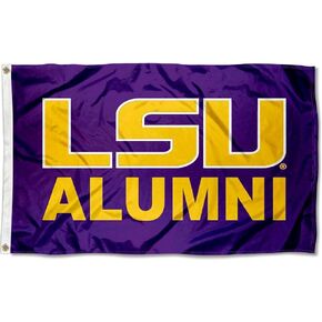 LSU Tigers Alumni University Large College Flag