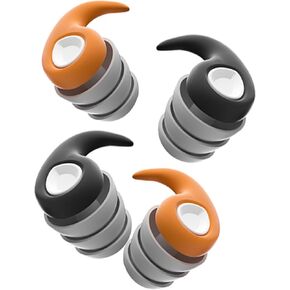 Ear Plugs Noise Cancelling 2 Pair Ear Plugs for Concerts Reusable Earplugs for Noise Reduction Silicone Ear Plug for Adult with Soft Hearing Protection with Concert Work Airplane Musicians