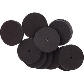 Unmounted Silicone Polisher, Square-Edge, Black, Medium Grit, 12 Pack | POL-300.20