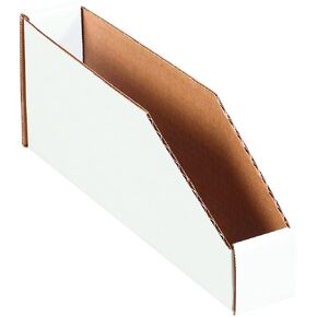 Tape Logic TLBINMT612K Open Top Bin Boxes, 6" x 12" x 4 1/2", Kraft (Pack of 50)