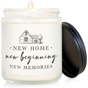 House Warming Gifts New Home - Handmade Lavender Scented New Home Candle - New Home Gift Ideas, Gifts for New Homeowners