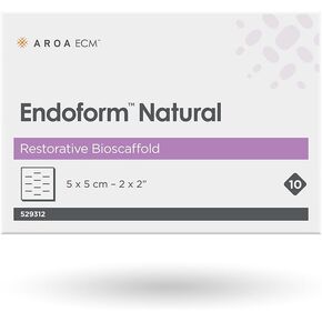 Endoform Natural Restorative Bioscaffold – Fenestrated 529312-2x2 Box of 10