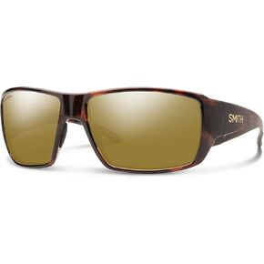 SMITH Guide’s Choice Sunglasses – Performance Sports Active Sunglasses for Biking, Running, Fishing & More – For Men & Women – Tortoise + Bronze ChromaPop Glass Polarized Mirror Lenses