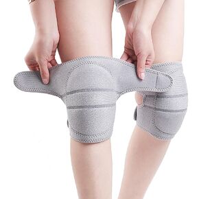 Knee Pads for Women & Men, Soft Dance Knee Pads Volleyball Knee Pads for Women Men Wrestling Knee Pads Wrestling Gear, Crash Pad Snowboarding Gear Knee Protector Soft Knee Pads for Work (Black)