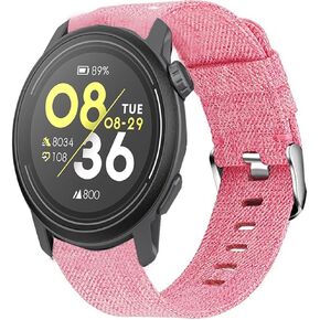 Compatible for COROS PACE 3 Band, Lamshaw Quick Release 20mm, 22mm Breathable Nylon Woven Fabric Replacement Accessory Strap Compatible with COROS PACE 3 / APEX 2 Pro / APEX Pro / APEX 46mm/APEX 2 / PACE 2 / APEX 42mm Smartwatch