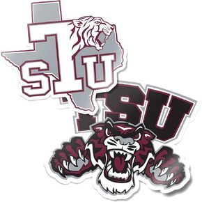 Desert Cactus Texas Southern University TSU Tigers Sticker Vinyl Decal Laptop Water Bottle Car Scrapbook (4 Inch Set V1)