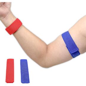 Quick Release Dialysis Tourniquet Hemostatic Elastic Band for Medical and Emergency Use Durable Comfortable First Aid 2-Pack (L)