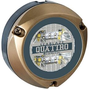 Lumitec Lighting 101460, LED Underwater Light, Surface Mount, Zambezi Quattro, Spectrum Full-Color, RGB