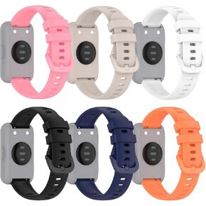 Compatible with MorePro HM08/FITVII Slim/KALINCO Slim/Amzhero-Runfit D26 Fitness Tracker Band, Adjustable Straps Soft Silicone Wristband Replacement for MorePro/FITVII/KALINCO/ Amzhero Fitness Tracker
