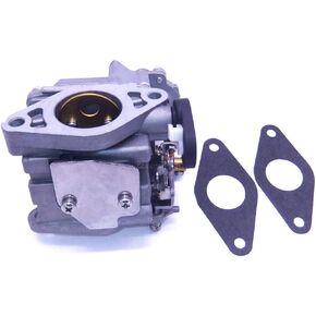 Boat Motor Carburetor Assy 66N-14301-00 and 66M-13646-00 Gaskets (2 pcs) for Yamaha 4-Stroke F9.9C F9.9CMH F9.9CE S/L 4-Stroke Outboard Engine