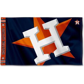 Houston Astros Printed Header Flag 3x5 Banner