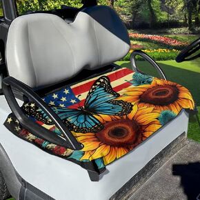 Golf Cart Seat Cover for Women and Men, Travel Sports Cart Seat Cushion Covers
