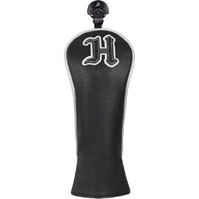 أغطية رأس الجولف غطاء رأس نادي السائق للسائقين في الممر وودز مضرب والنوادي الهجينة، جلد أسود بسيط ممتاز 3 أو 5 أغطية رأس خشبية قطعة واحدة أو مجموعة تناسب Taylormade in Kuwait