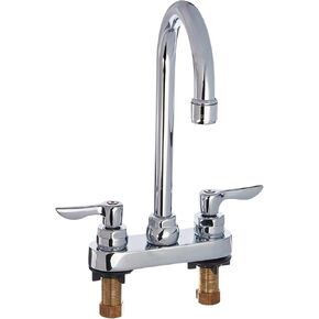 American Standard 7500.140.002 Monterrey Centerset Gooseneck Lavatory Faucet with Lever Handles, Chrome