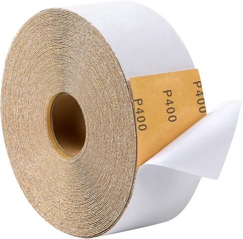 PSA Longboard Sandpaper 40 Grit Sandpaper Roll 20 Yard x 2-3/4" Wide Self Adhesive Stickyback Sandpaper for Woodworking,Automotive,Sanding Blocks in Saudi Arabia