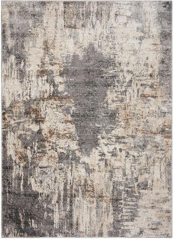 LUXE WEAVERS Lagos Collection Beige 2x3 Abstract Area Rug in Saudi Arabia