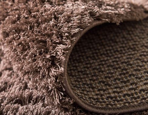 Unique Loom Studio Solid Shag Collection Urban Modern Super Soft & Plush Area Rug, 2 ft x 6 ft 7 in, Sage Green in Saudi Arabia