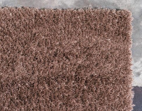 Unique Loom Studio Solid Shag Collection Urban Modern Super Soft & Plush Area Rug, 2 ft x 6 ft 7 in, Sage Green in Saudi Arabia