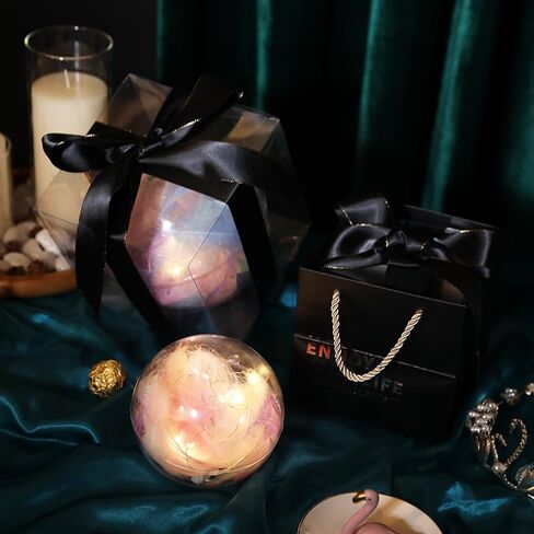 30pk 80 مللي متر الحلي البلاستيكية الشفافة للحرف اليدوية كرات زينة عيد الميلاد القابلة للتعبئة لتقوم بها بنفسك زينة شجرة عيد الميلاد ، معلقة للحرف اليدوية in Kuwait