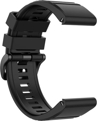 سوار سيليكون متوافق مع Garmin Fenix ​​7X/7X Pro/6X/6X Pro/5X/5X Plus/3/3 HR، سوار سيليكون سريع التركيب 26 مم، سوار معصم رياضي بديل لـ Garmin D2 Charlie/D2 Bravo/D2 Delta PX in Kuwait