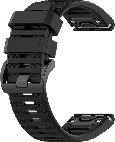 سوار سيليكون متوافق مع Garmin Fenix ​​7X/7X Pro/6X/6X Pro/5X/5X Plus/3/3 HR، سوار سيليكون سريع التركيب 26 مم، سوار معصم رياضي بديل لـ Garmin D2 Charlie/D2 Bravo/D2 Delta PX in Kuwait