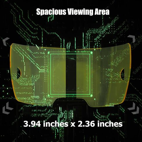 2024 Upgraded 0700000803 Clear Front Cover Lens Compatible with ESAB Sentinel A50 Welding Helmets, 3.94" x 2.36" Visible Lens, Eyestrain relief. Not for use with ESAB Sentinel A60 Welding Helmet. in Kuwait