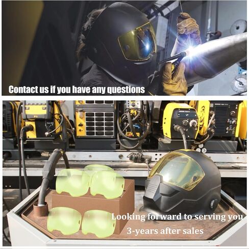 2024 Upgraded 0700000803 Clear Front Cover Lens Compatible with ESAB Sentinel A50 Welding Helmets, 3.94" x 2.36" Visible Lens, Eyestrain relief. Not for use with ESAB Sentinel A60 Welding Helmet. in Kuwait