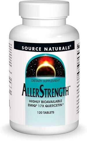 Source Naturals AllerStrength Fast-Acting Seasonal Immune Support - Highly Bioavailable Quercetin* - 30 Tablets in Saudi Arabia