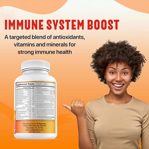 100% Pure Multivitamin for Women + Hair Growth Vitamins - Biotin, Vitamins, Minerals, Antioxidant Complex - Supports Hair Growth, Healthy Skin, Strong Bones, Immune System - Ages 18+ | 60 Capsules in Saudi Arabia