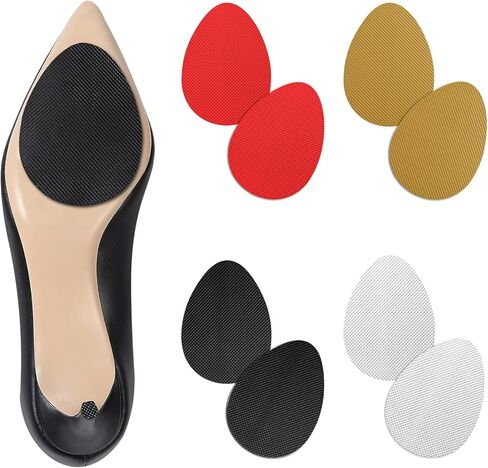8PCS Four-Color Self-Adhesive Non-Slip Shoe Pads, High Heels Sole Protectors in Saudi Arabia