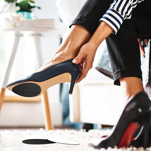 8PCS Four-Color Self-Adhesive Non-Slip Shoe Pads, High Heels Sole Protectors in Saudi Arabia